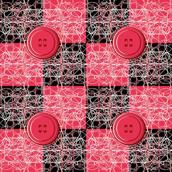 Seamless pattern with buttons — Stock Vector