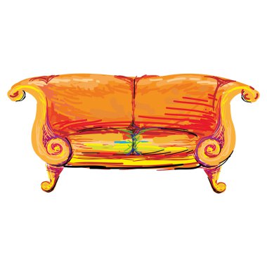 Vintage tarzı kanepe