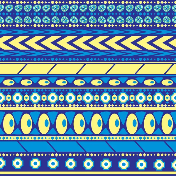 Colorido patrón de rayas étnicas . — Vector de stock