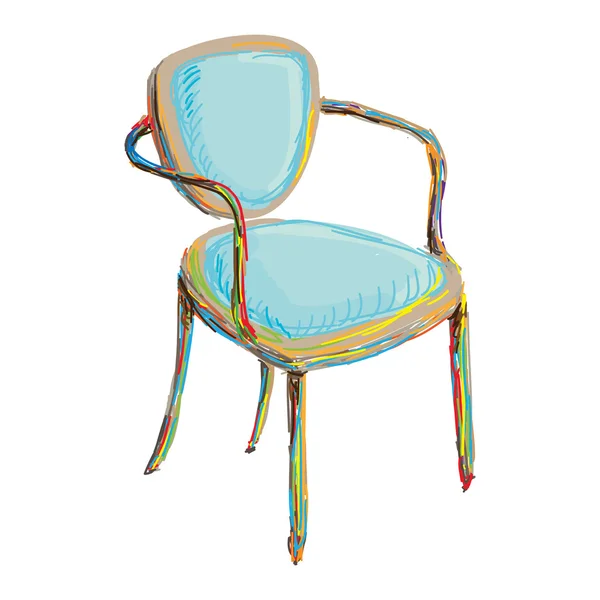 La chaise d'art . — Image vectorielle