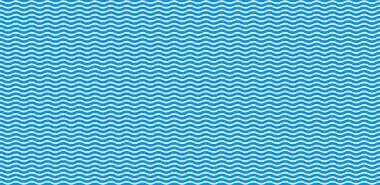 Dalga deseni kusursuz soyut arkaplan. Yaz vektörü tasarımı için çizgiler dalga deseni beyaz ve mavi renkler