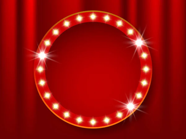 Scène Théâtre Rideaux Rouges Scène Théâtre Opéra Fond Avec Projecteur — Image vectorielle