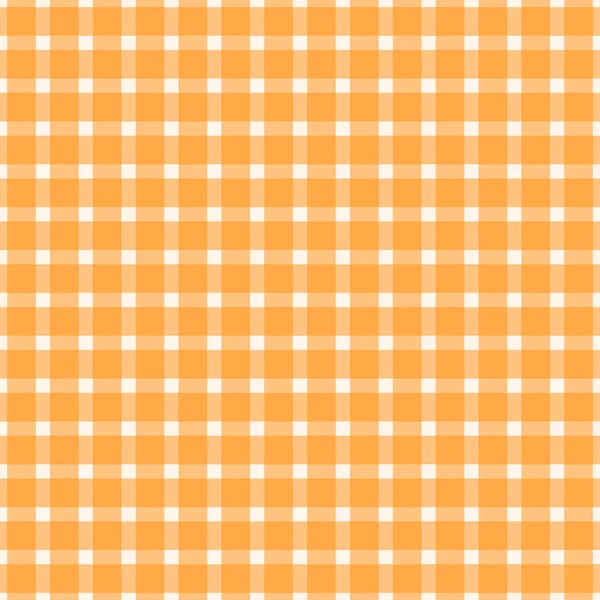 Abstract Autumn Orange Grid Striped Seamless Geometric Pattern Line Background — Stok Vektör