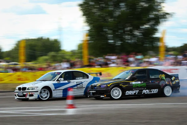 Daugavpils Latvia July 2022 3Rd Latvian Championship Drift Competition Karting — стокове фото