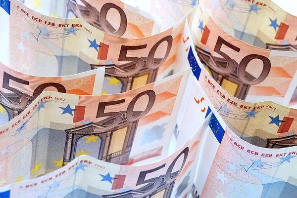 50 euro banknotes — Stock Photo, Image