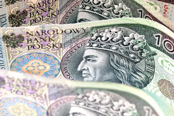 Banknotes of one hundred PLN — Stock Photo, Image