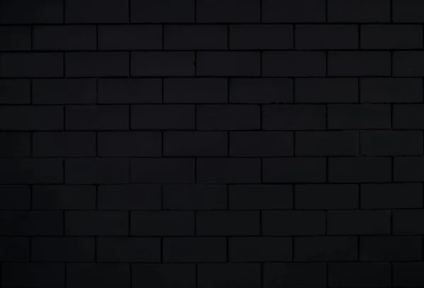 Černá Cihla Grunge Zeď Vektor Pozadí Tmavé Stěny — Stock fotografie