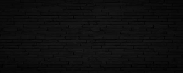 Absztrakt Fekete Tégla Fal Textúra Háttér Időjárásos Téglaépítő Háttér Széles — Stock Fotó