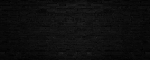 Abstraktní Černé Cihlové Stěny Textury Pozadí Zvětralá Cihla Design Backdrop Stock Obrázky