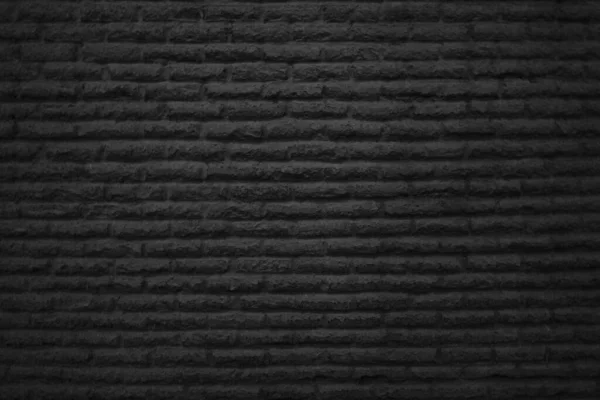 Zwarte Bakstenen Muur Bakstenen Achtergrond Voor Art Design — Stockfoto