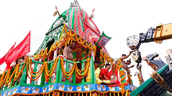 North Parganas West Bengal Dated 2022 Famous Hindu Festival Rath — Stock Photo, Image