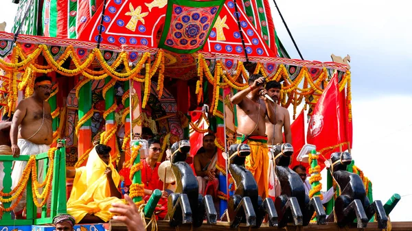Norte Parganas Bengala Ocidental Datado 2022 Famoso Festival Hindu Rath — Fotografia de Stock