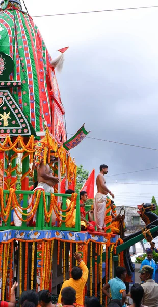 Észak Parganas Nyugat Bengál Dátum 2022 Híres Hindu Fesztivál Rath — Stock Fotó