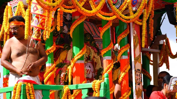 North Parganas West Bengal Dated 2022 Famous Hindu Festival Rath — Zdjęcie stockowe