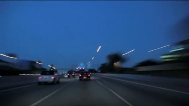Barcelona gece şehir sürücü Cameracar 3