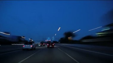 Barcelona gece şehir sürücü Cameracar 3