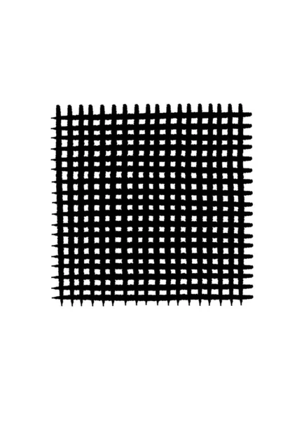 Formas Abstractas Color Negro Sobre Fondo Blanco —  Fotos de Stock