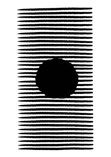 Abstract Shapes Black Color White Background — 스톡 사진