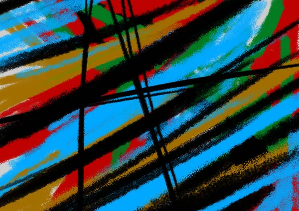 Abstract Painting Different Colors —  Fotos de Stock