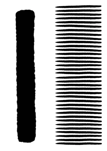 Αφηρημένα Σχήματα Μαύρο Χρώμα Λευκό Φόντο — Φωτογραφία Αρχείου