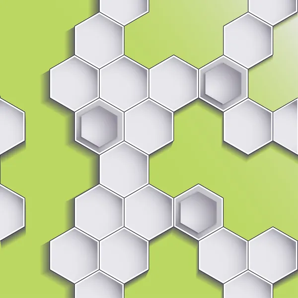 Hexagon design background — Stock Vector