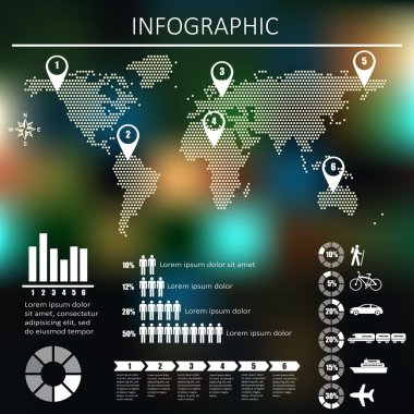 Infographic seyahat