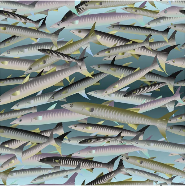 Fish pattern — Stock Vector