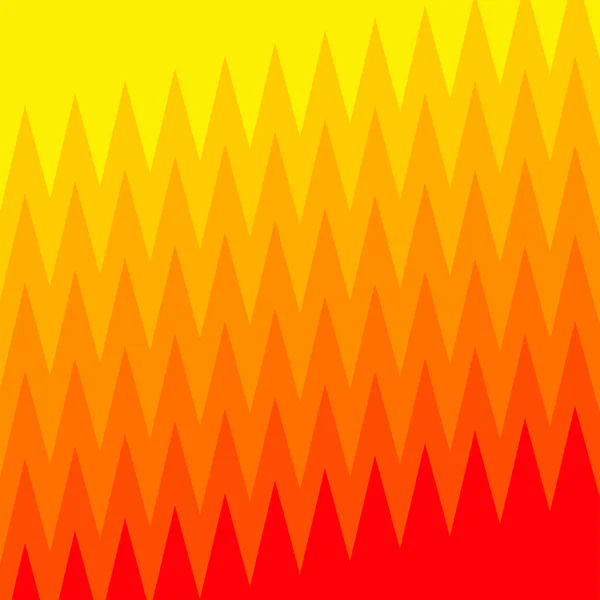Jagged Rising Heat Abstraction Vector Illustration — Vettoriale Stock