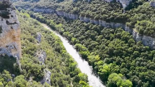 Video Van Hoe Erosie Van Ebro Een Grote Kloof Heeft — Stockvideo