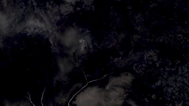 Видео Рождения Млечного Пути Абстрактное Натуралистическое Видео Пустынь Африки Воздуха — стоковое видео