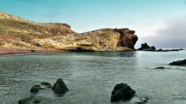 Kohle Creek Lavazungen Die Vom Meer Erodiert Wurden Die Autoklastischen — Stockfoto