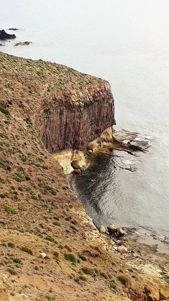 Cabo Gata Doğal Parkı Almera Andaluca Spanya Akdeniz Doğusundaki Körfezlere — Stok fotoğraf