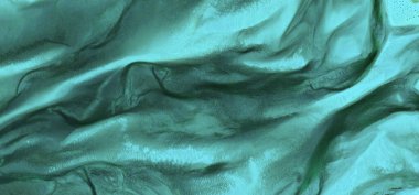 Denizin dibinde, Afrika çöllerinin soyut fotoğraflarının havadan çekilmesi. Çöl manzaralarının havadan görünüşü, Tür: Soyut doğalcılık, soyuttan mecazlara