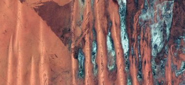 Rüzgarın gücü, Afrika çöllerinin soyut fotoğrafçılığı. Çöl manzaralarının havadan görünüşü, Tür: Soyut doğalcılık, soyuttan mecazlara