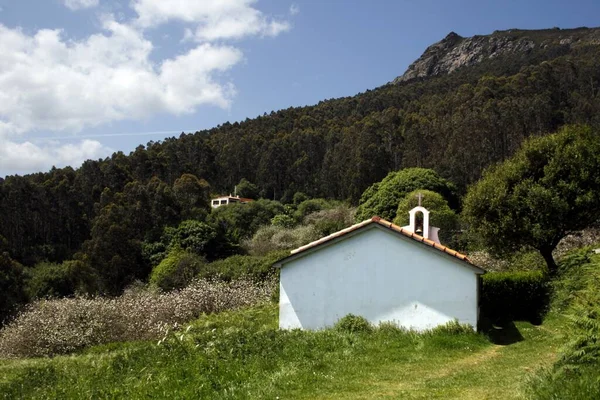 Ermitage San Xiao Lugar Deperegrinacin Aldeia Honey Shire Ortegal Cabo — Fotografia de Stock
