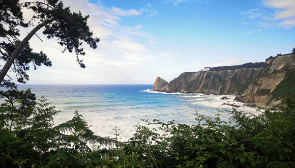 Playa Oleiros Cudillero Asturias España — Foto de Stock