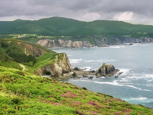 Tourist Promotion Photographs Cabo Busto Area Asturias Spain — Foto de Stock