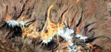 primordial landscape, abstract photographs of the deserts of Africa from the air,