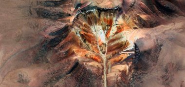burning Plant, abstract photographs of the deserts of Africa from the air,