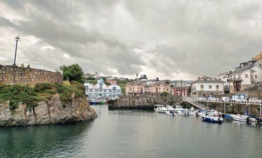 Puerto de Vega, Asturias, Spain, holiday tourist destination,