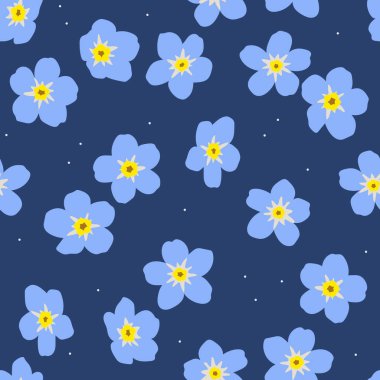 Alp Unutma-Beni-kusursuz desen değil. El çizimi vektör çizimi. Yazdırma, tekstil, ambalaj için doku