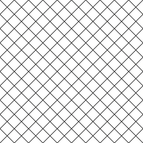 Grid Seamless Pattern Abstract Background Black White Texture Print Textile — Vetor de Stock