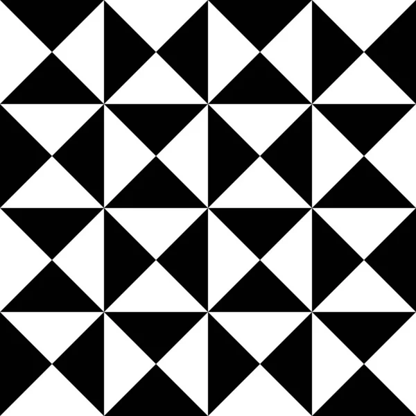 Seamless Geometric Pattern Abstract Background Black White Texture Print — ストックベクタ