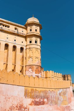 Amber Sarayı 'nın mimari detayları duvarlarının şeklini gösteriyor..