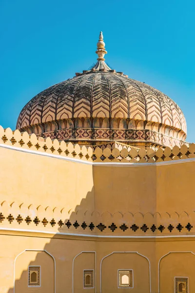 Detalles Arquitectura Encontrada Hawa Mahal Corazón Jaipur — Foto de Stock