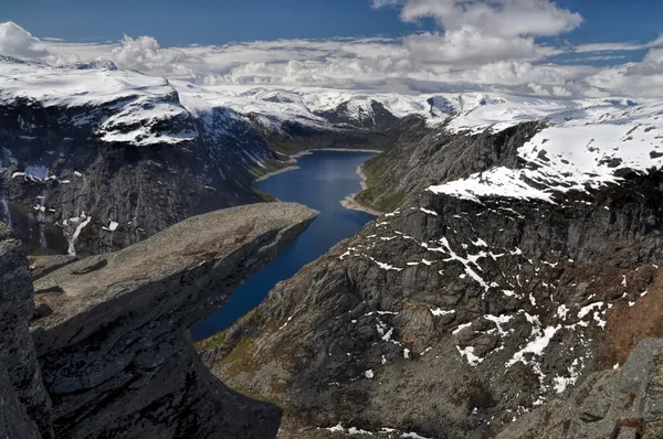 Trolltunga, Norwegia — Zdjęcie stockowe