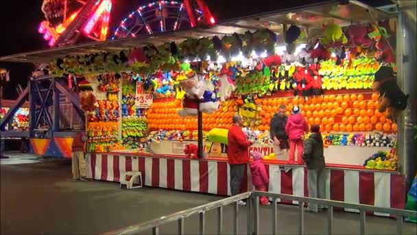 Carnaval juego divertido — Vídeo de stock