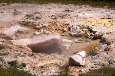 yellowstone Milli Parkı ABD'de'jeotermal havuzları
