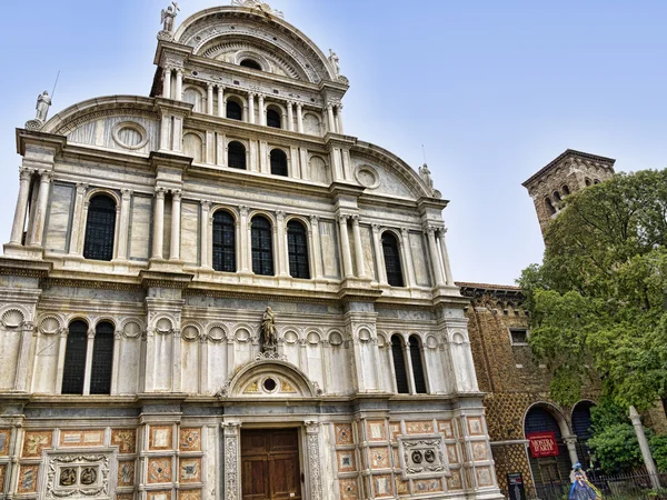 Baroque Church in Quiet part of Venice Italy — Stock Photo, Image