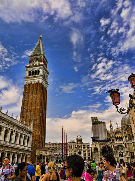 The Piazzetta in Venice in Northern Italy